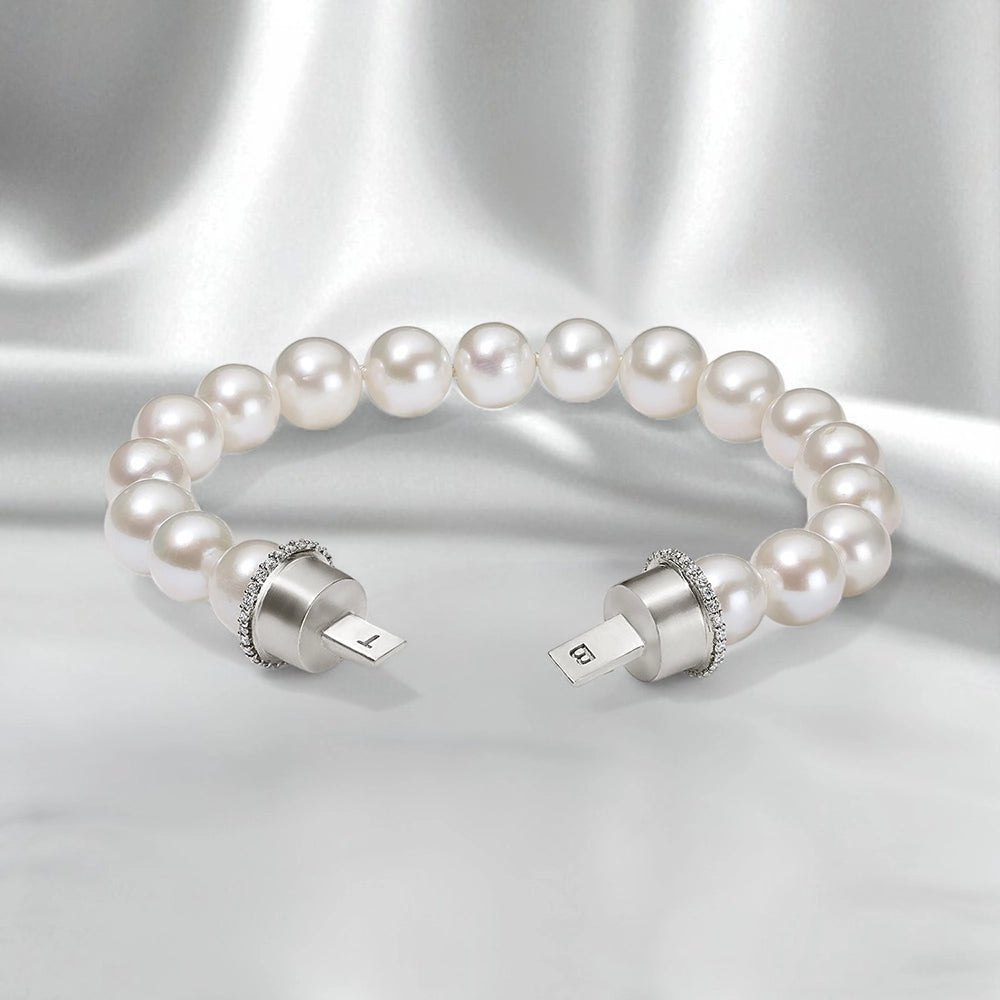 Persian Shield Women's Pearl & Diamonds Add - On Strand - DaneilaLeon