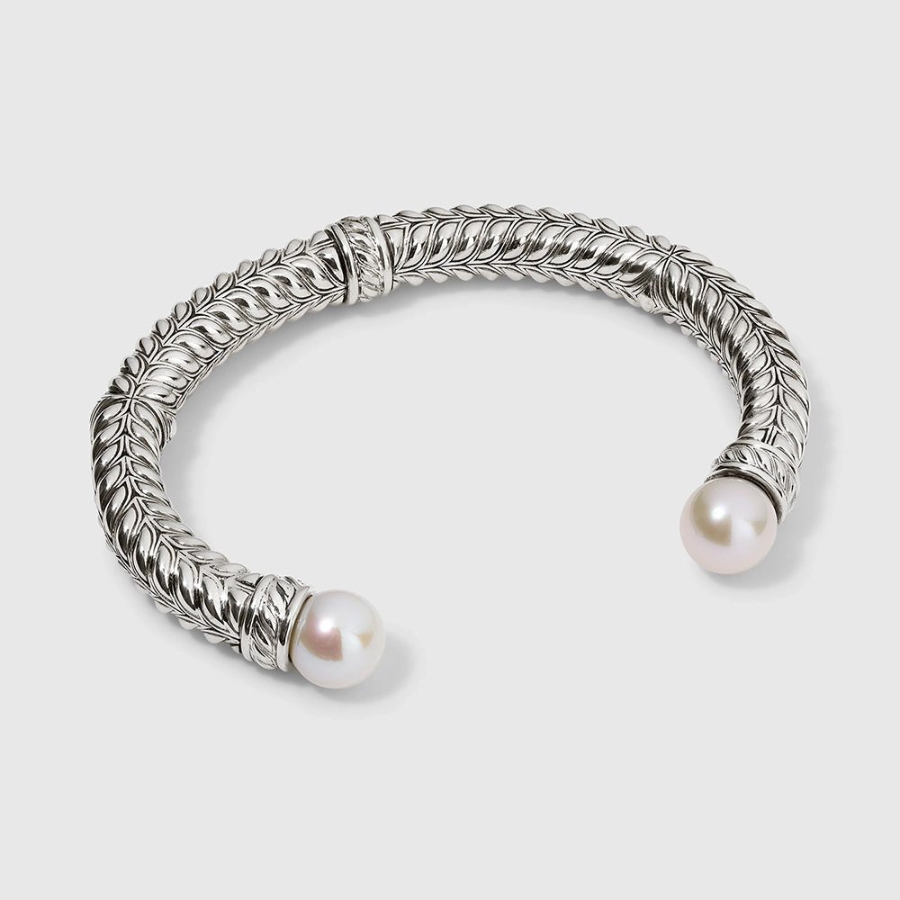 Persian Shield Unisex Cuff with Pearls - DaneilaLeon