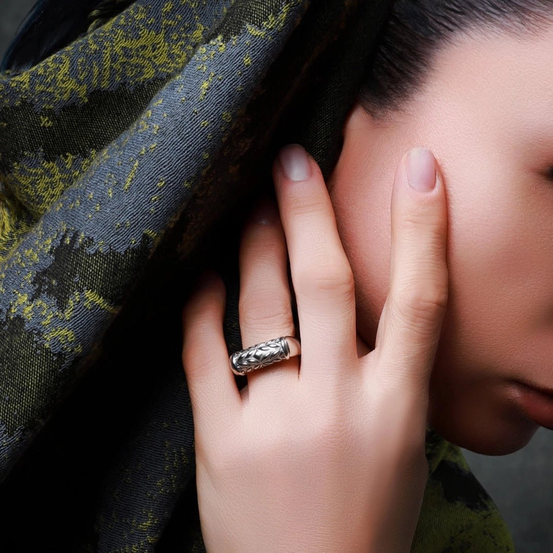 Persian Shield Women’s Silver Fashion Ring - DaneilaLeon